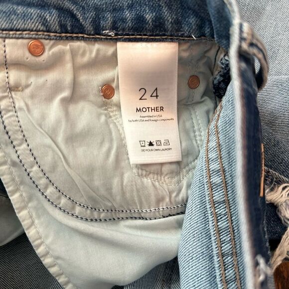 Mother Jean The Trickster Fray Shorts - Picture 9 of 10